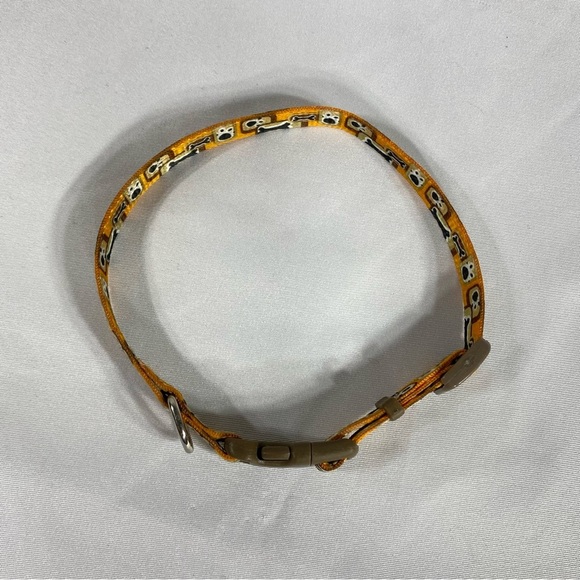 Dog Bone & Puppy Paw Design Puppy Small Animal Collar X-Small - Picture 2 of 5